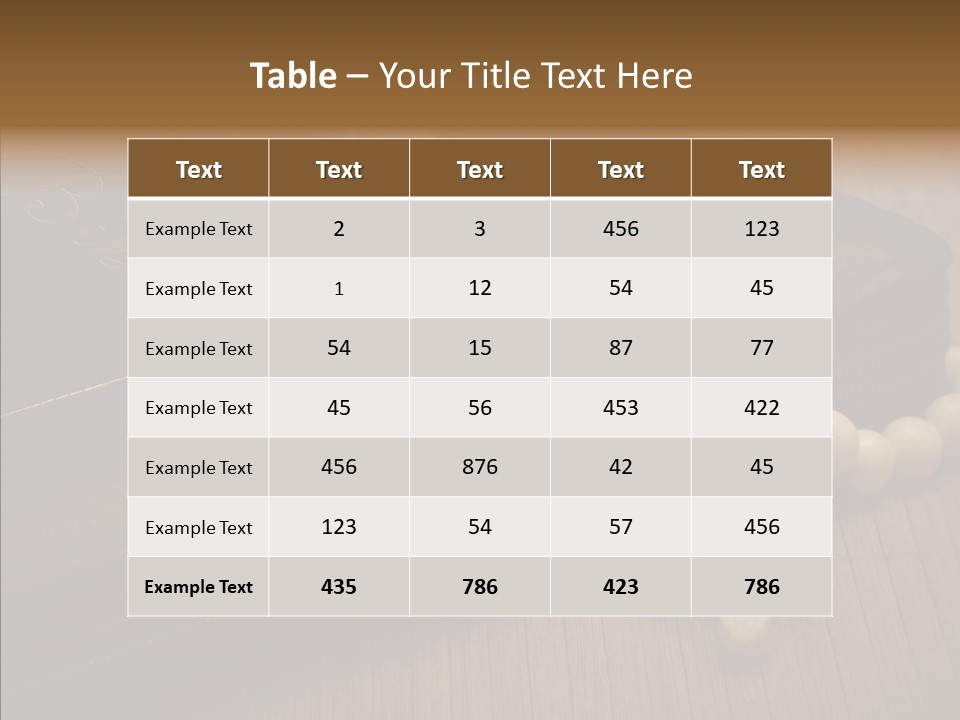 Brown Holy God PowerPoint Template