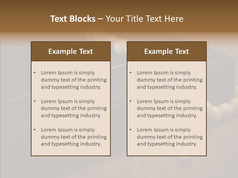 Brown Holy God PowerPoint Template