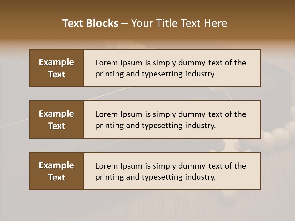 Brown Holy God PowerPoint Template