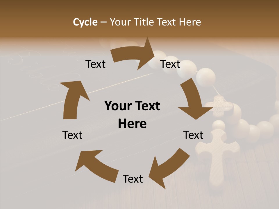 Brown Holy God PowerPoint Template