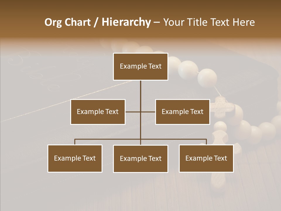 Brown Holy God PowerPoint Template