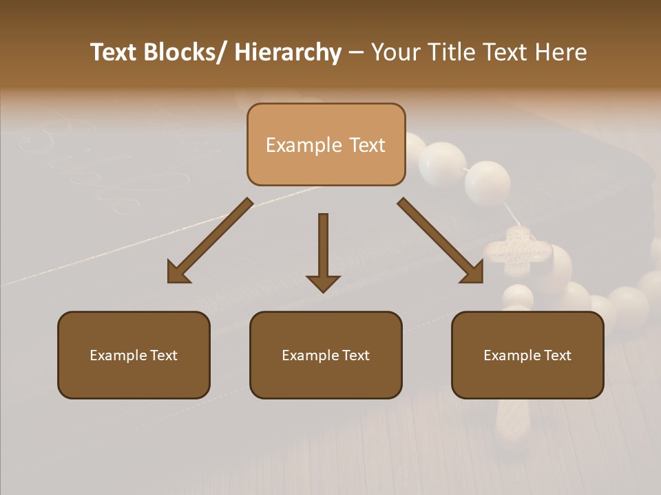 Brown Holy God PowerPoint Template