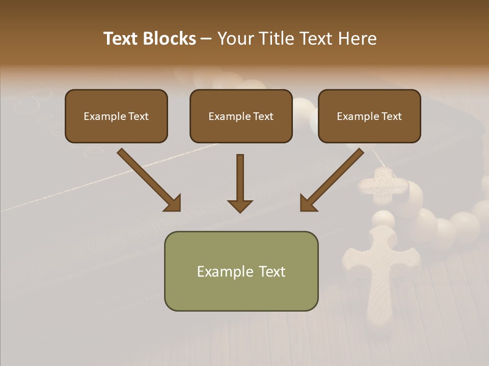 Brown Holy God PowerPoint Template