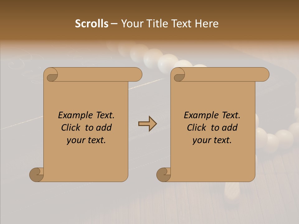 Brown Holy God PowerPoint Template