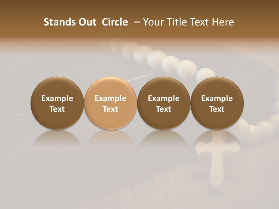 Brown Holy God PowerPoint Template