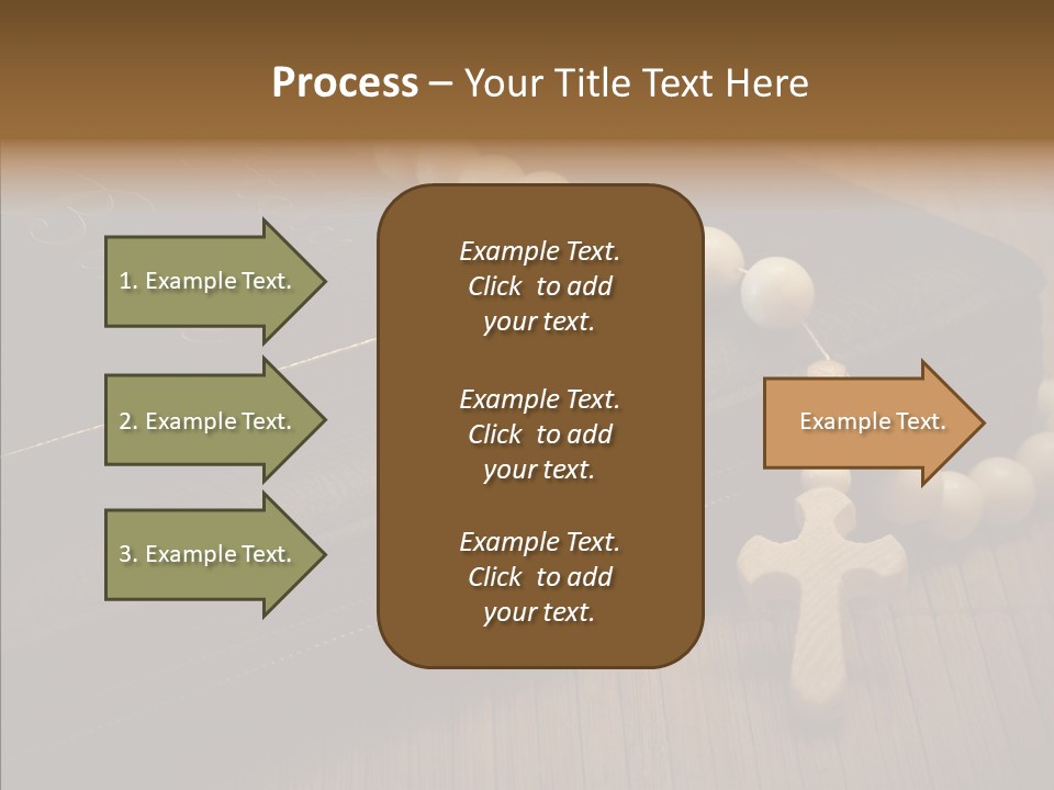 Brown Holy God PowerPoint Template