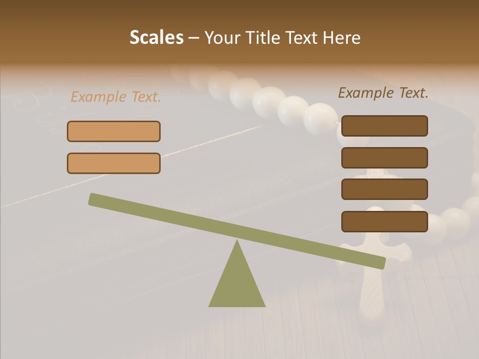 Brown Holy God PowerPoint Template