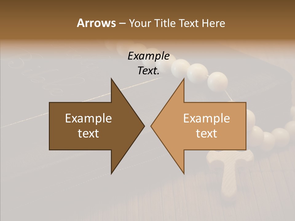 Brown Holy God PowerPoint Template