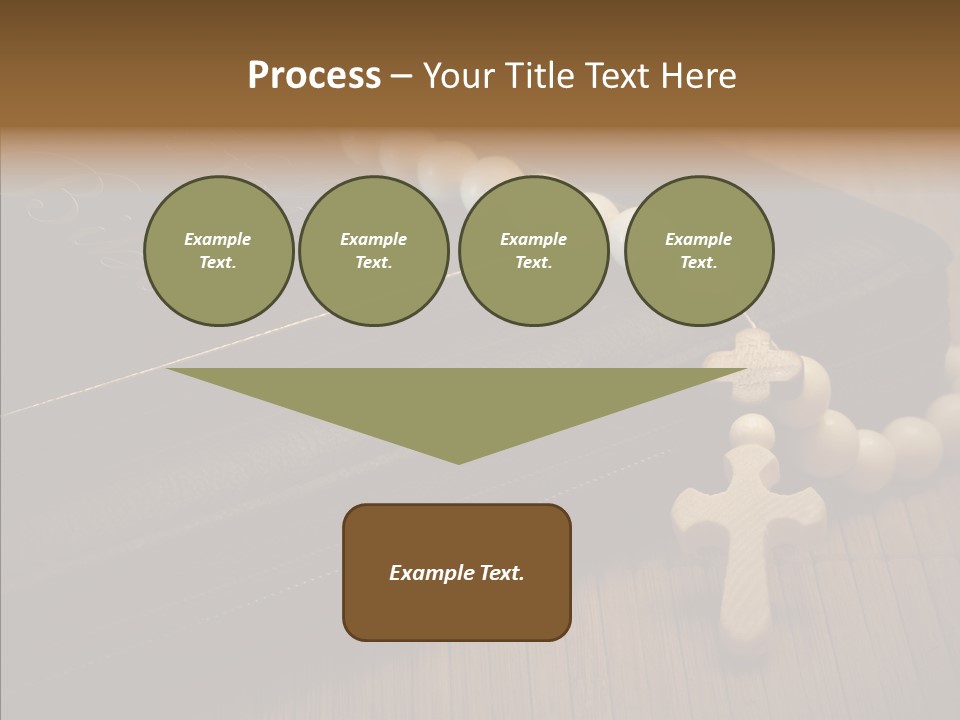 Brown Holy God PowerPoint Template