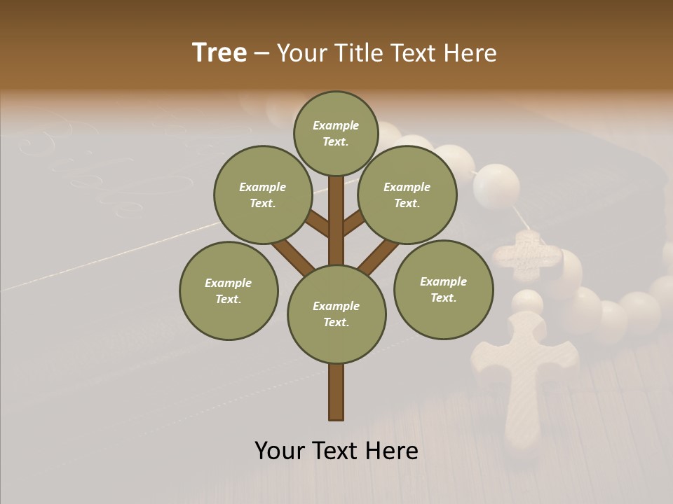 Brown Holy God PowerPoint Template
