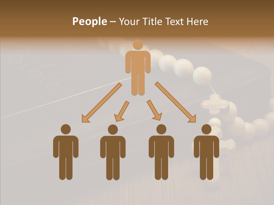 Brown Holy God PowerPoint Template