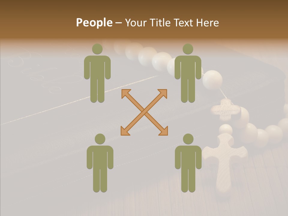 Brown Holy God PowerPoint Template