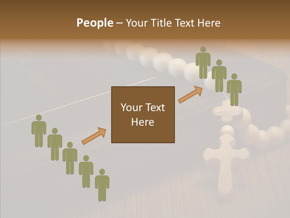 Brown Holy God PowerPoint Template