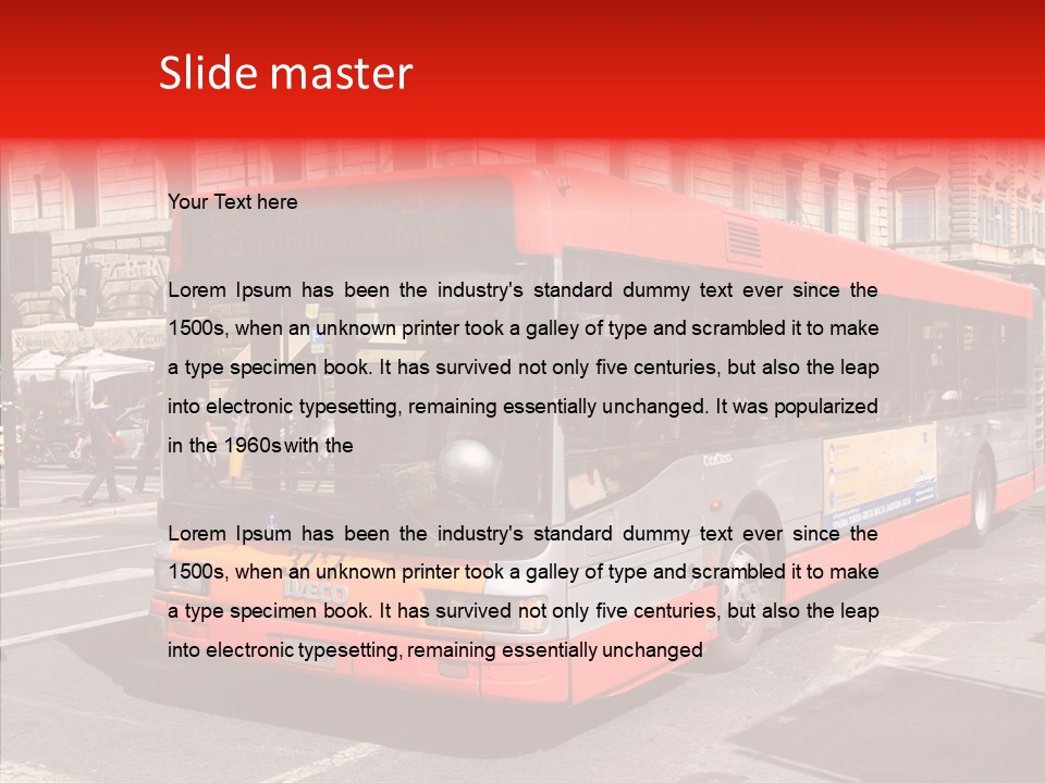 Red Rome City PowerPoint Template