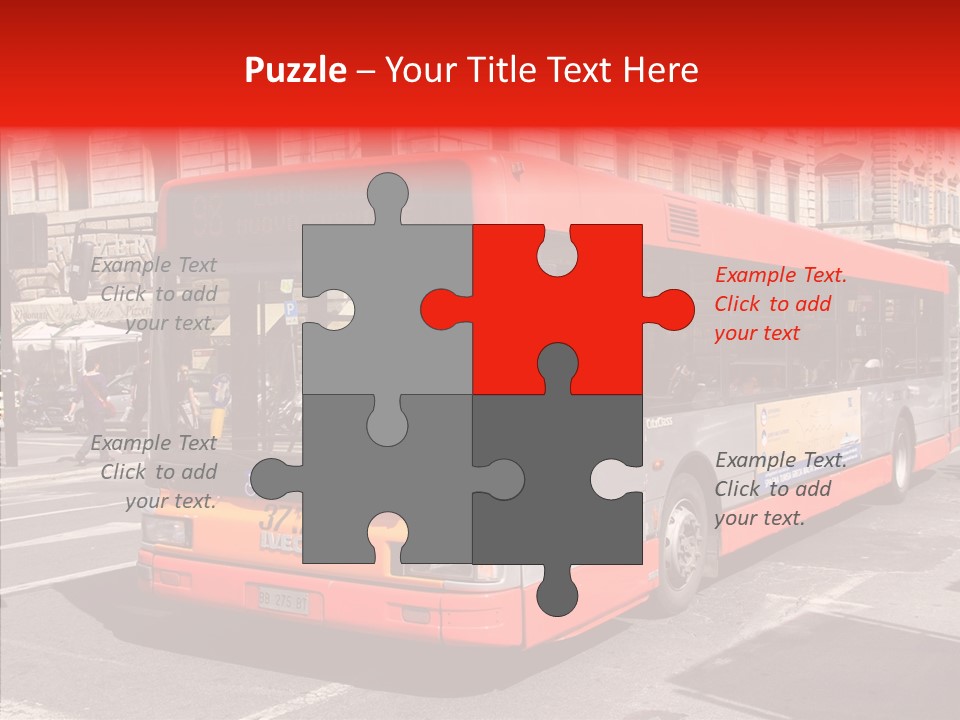 Red Rome City PowerPoint Template