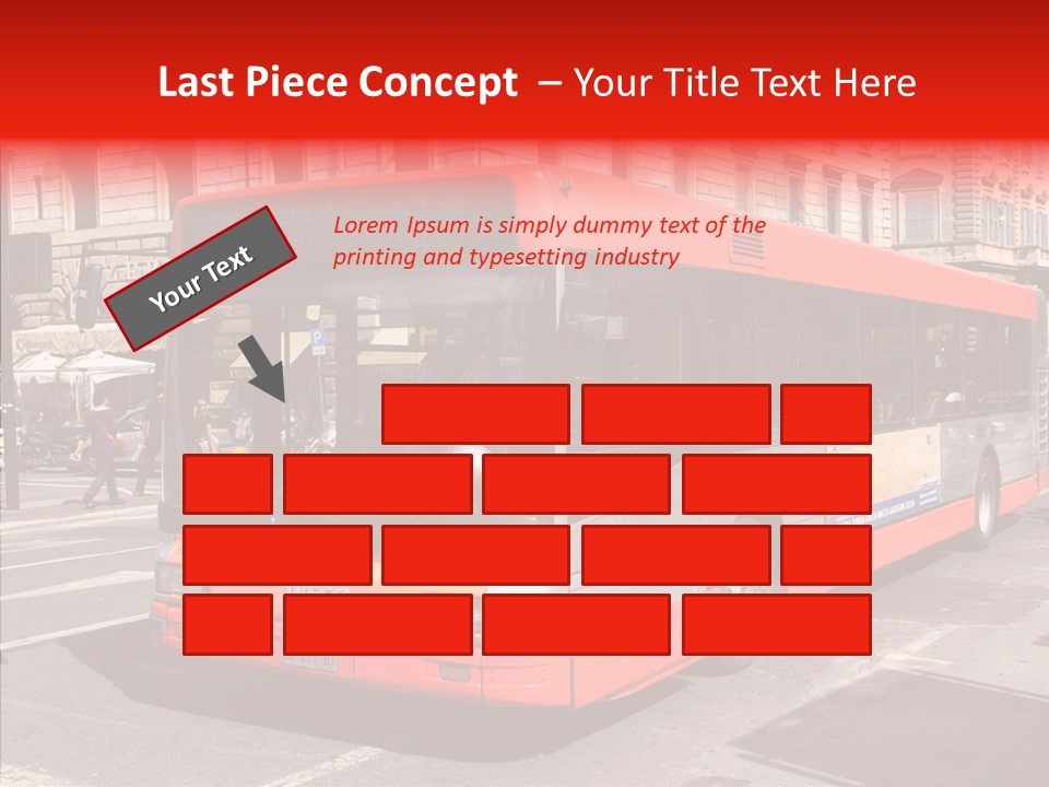 Red Rome City PowerPoint Template