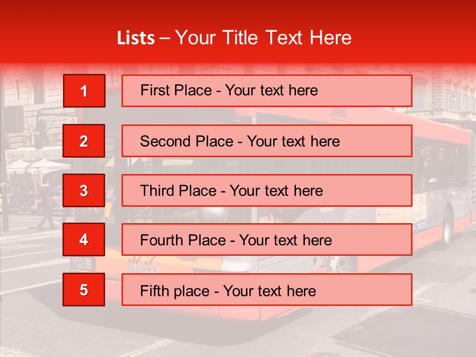 Red Rome City PowerPoint Template