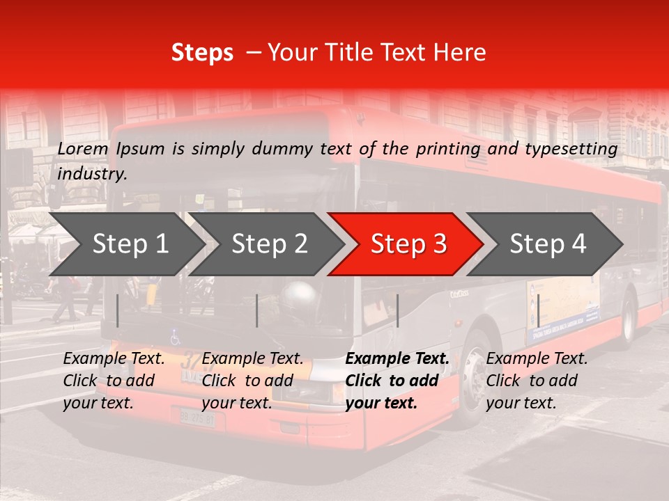 Red Rome City PowerPoint Template