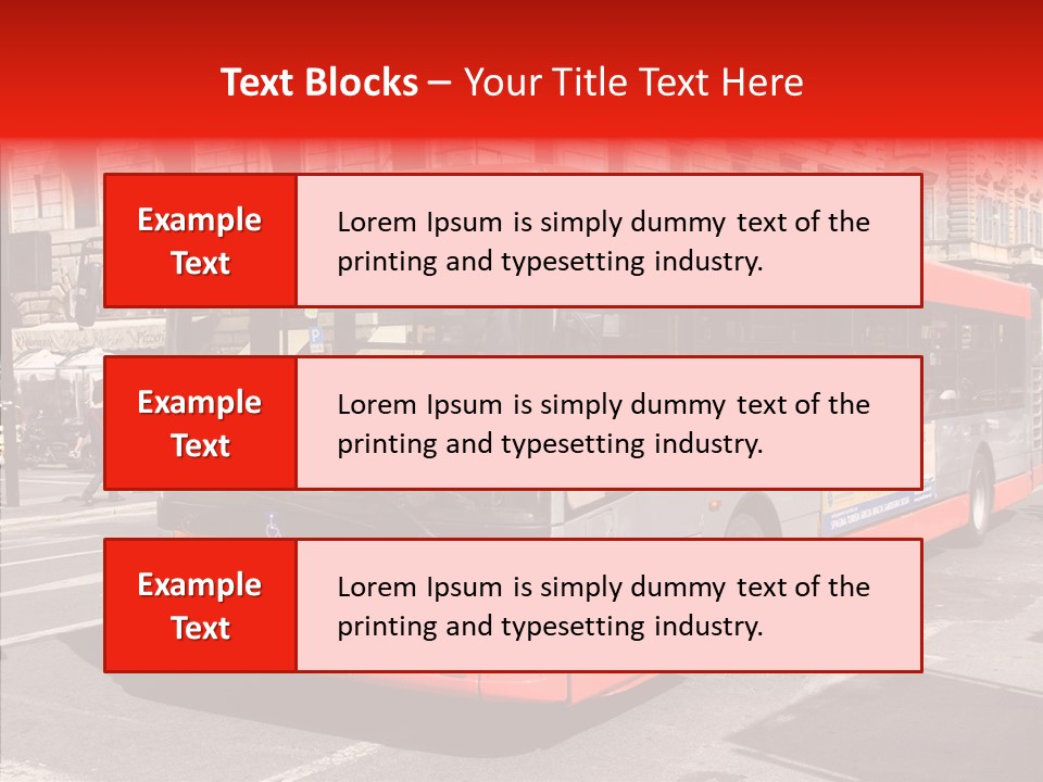 Red Rome City PowerPoint Template