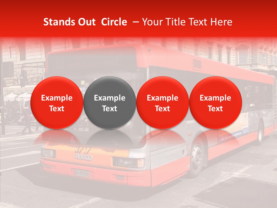Red Rome City PowerPoint Template