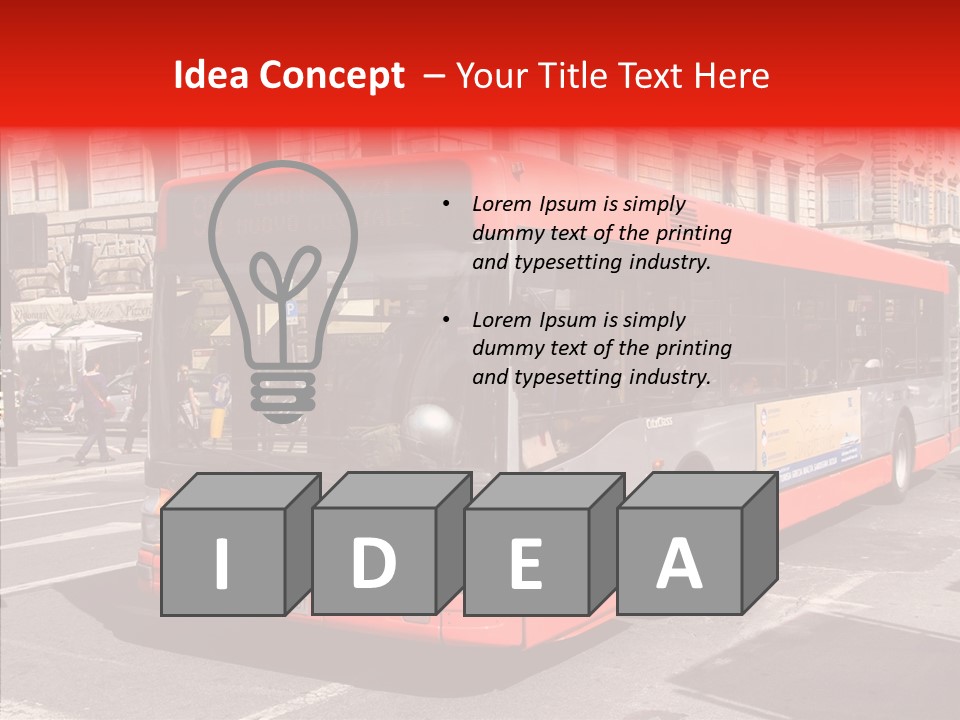 Red Rome City PowerPoint Template