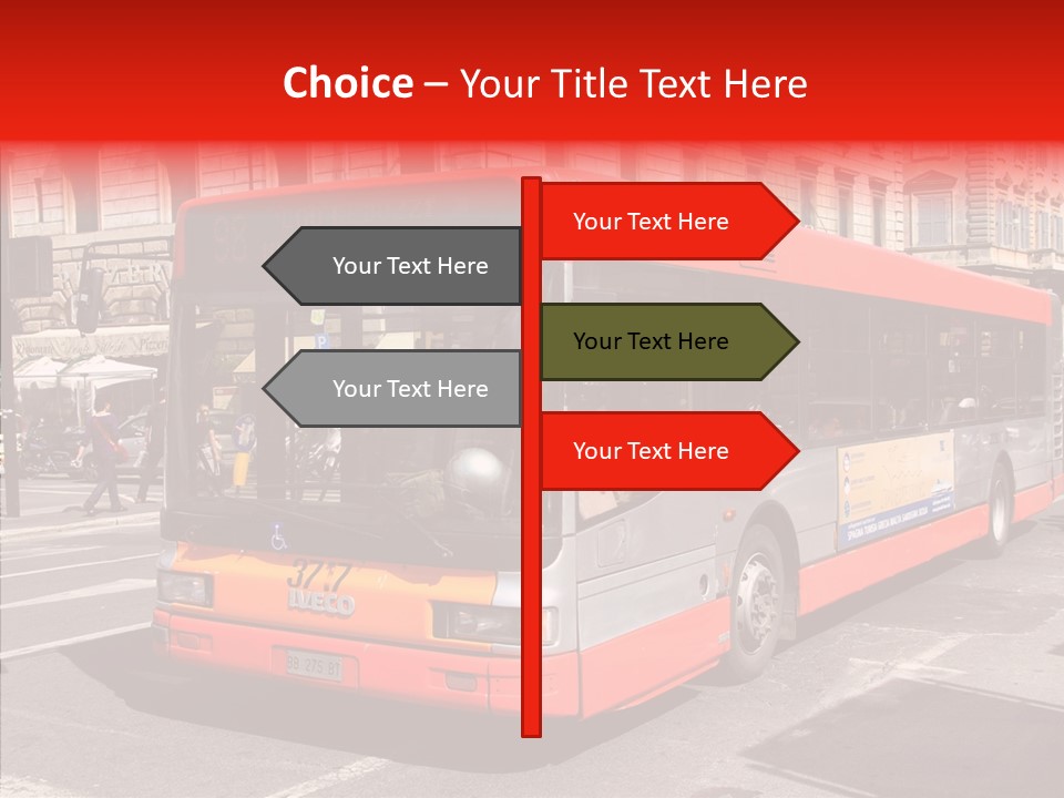 Red Rome City PowerPoint Template
