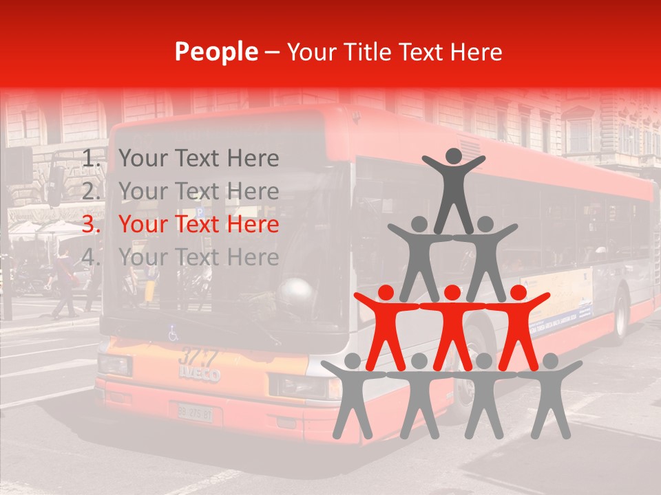 Red Rome City PowerPoint Template