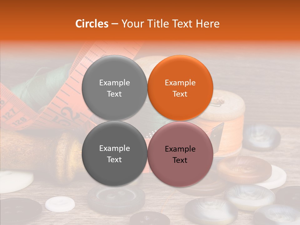 Thread Accessories Color PowerPoint Template