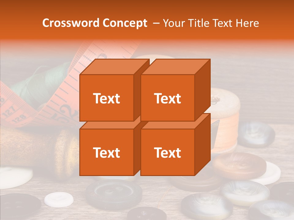 Thread Accessories Color PowerPoint Template