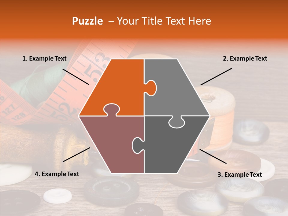 Thread Accessories Color PowerPoint Template