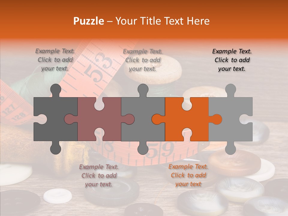 Thread Accessories Color PowerPoint Template