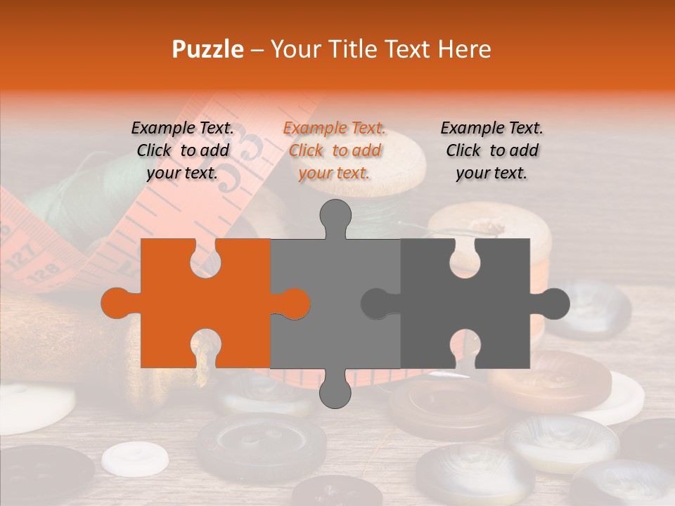 Thread Accessories Color PowerPoint Template