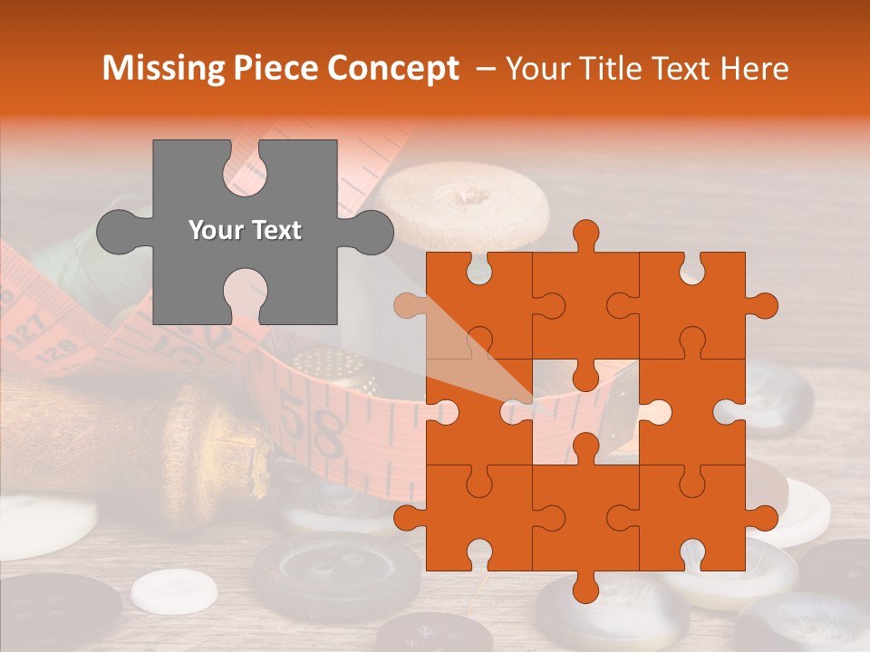 Thread Accessories Color PowerPoint Template