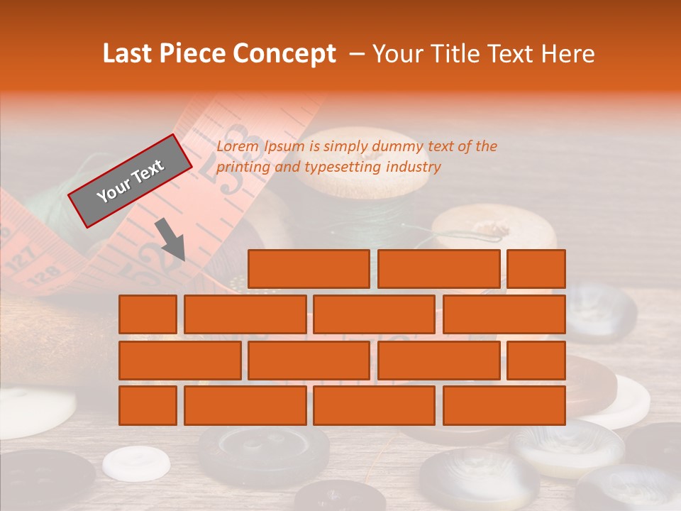 Thread Accessories Color PowerPoint Template