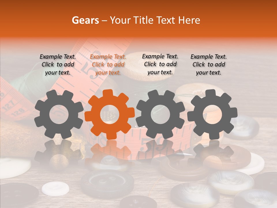 Thread Accessories Color PowerPoint Template
