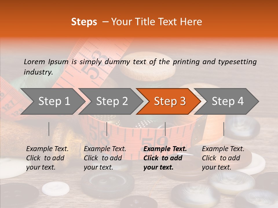 Thread Accessories Color PowerPoint Template