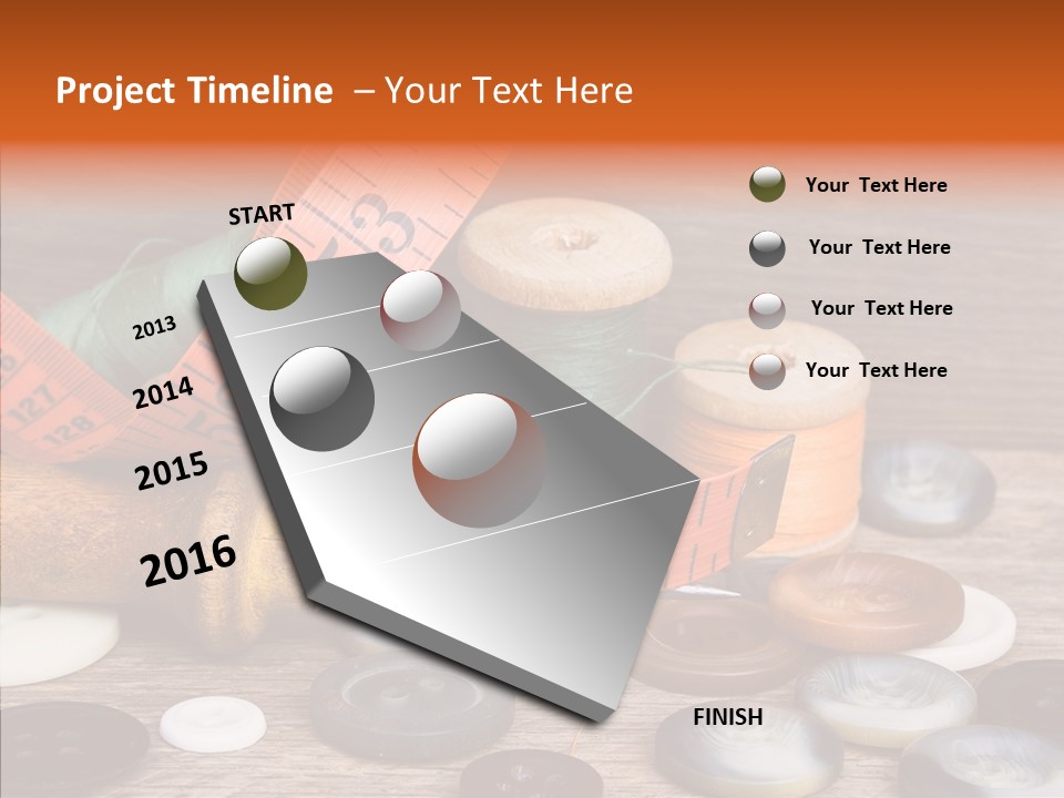 Thread Accessories Color PowerPoint Template