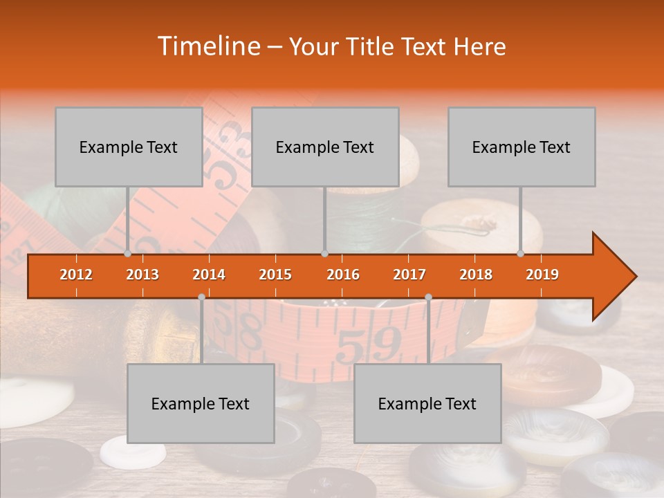Thread Accessories Color PowerPoint Template