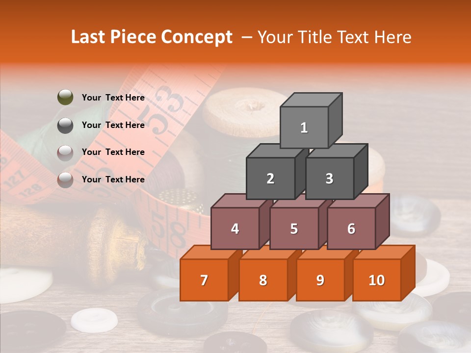 Thread Accessories Color PowerPoint Template