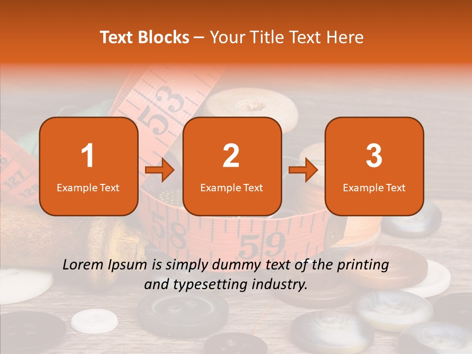 Thread Accessories Color PowerPoint Template