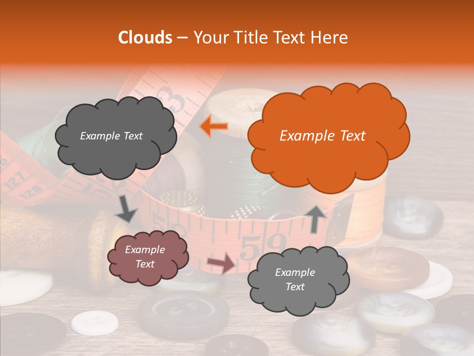 Thread Accessories Color PowerPoint Template