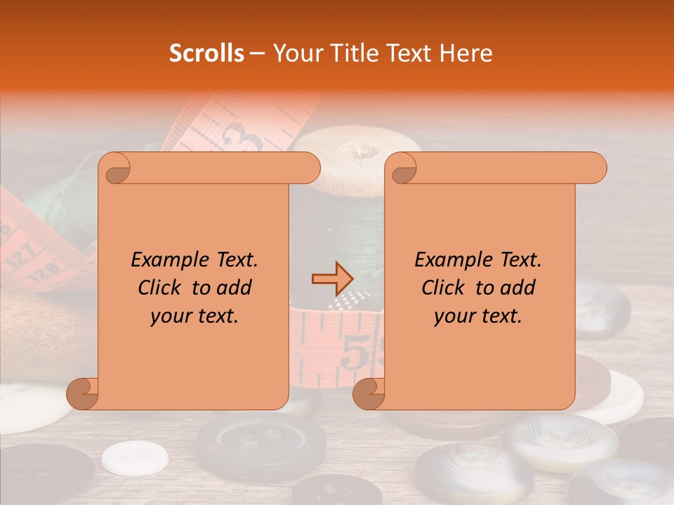 Thread Accessories Color PowerPoint Template