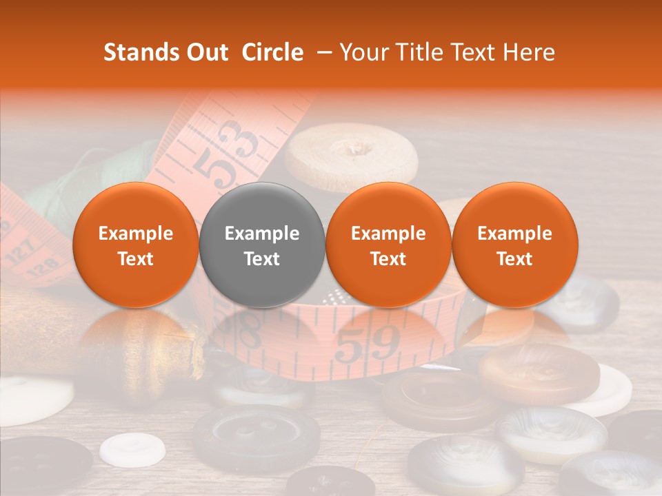 Thread Accessories Color PowerPoint Template