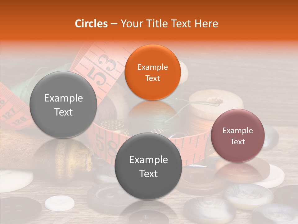 Thread Accessories Color PowerPoint Template