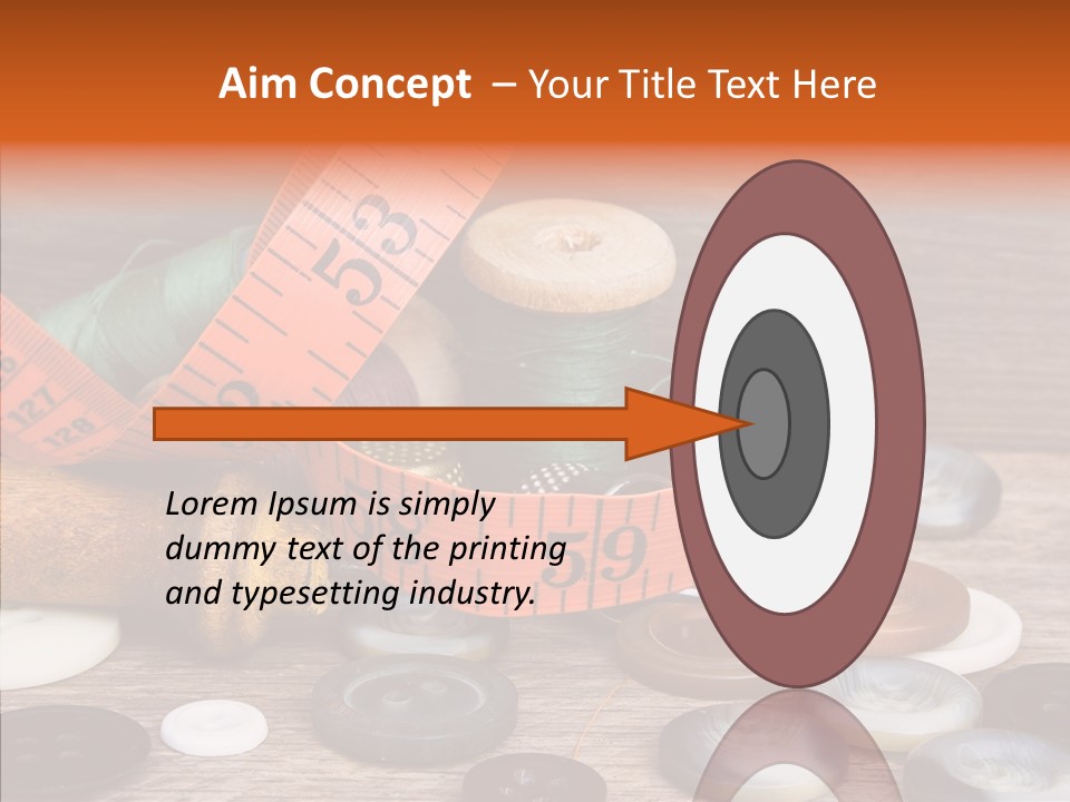 Thread Accessories Color PowerPoint Template