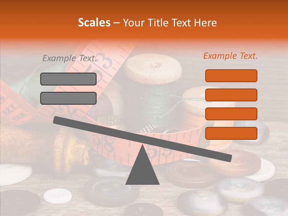 Thread Accessories Color PowerPoint Template