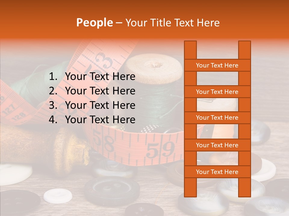 Thread Accessories Color PowerPoint Template