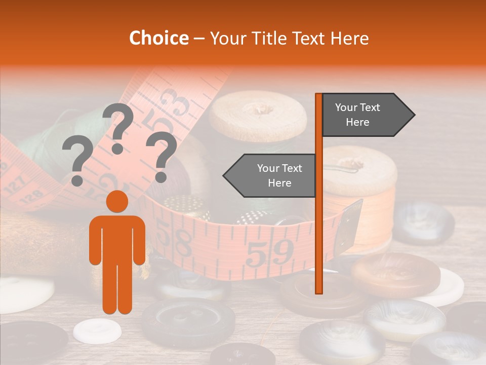 Thread Accessories Color PowerPoint Template