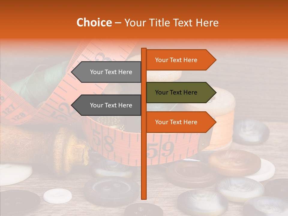 Thread Accessories Color PowerPoint Template