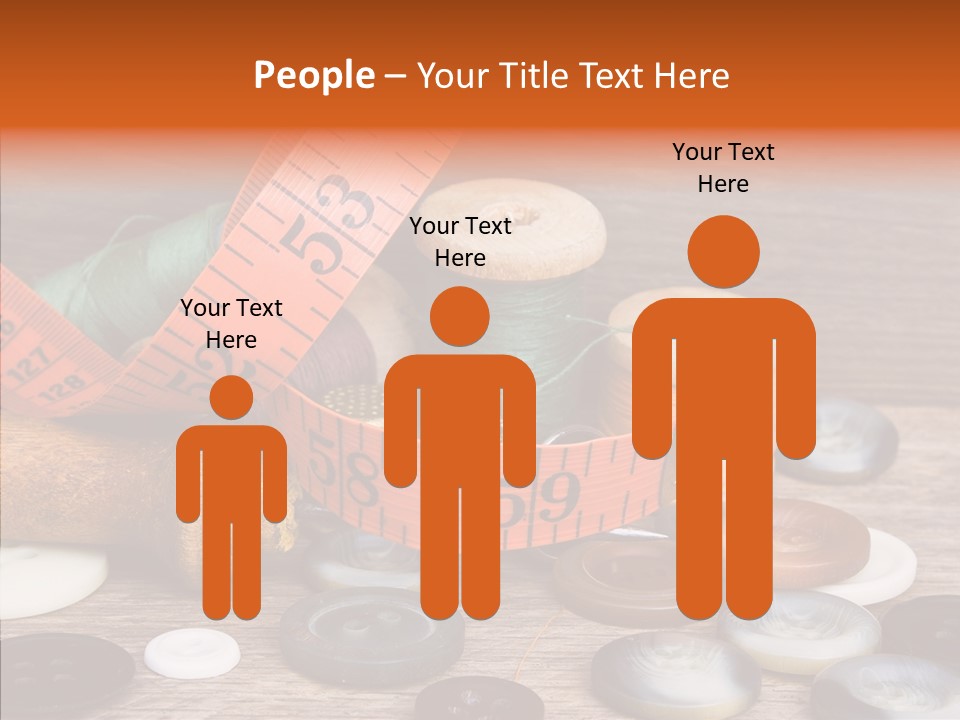 Thread Accessories Color PowerPoint Template